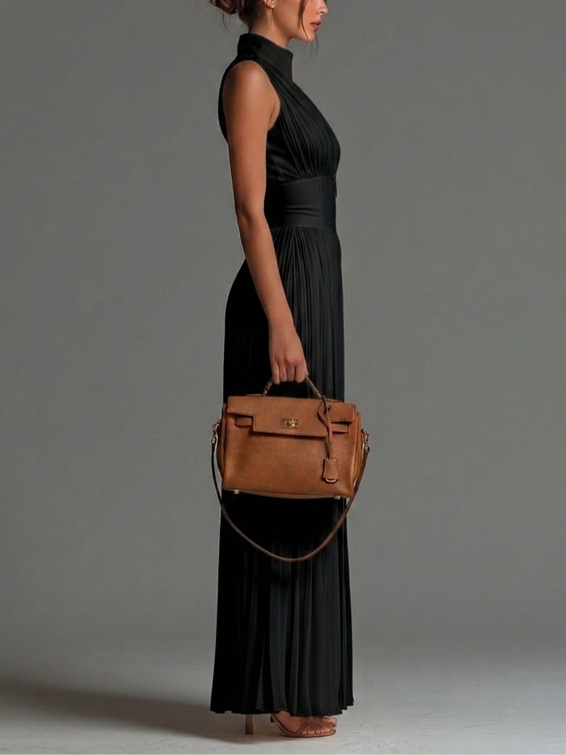 Cordelia | Pleated Wide-Leg Jumpsuit