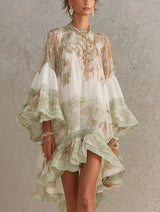 Marla | Flowing Ruffled Mini Dress