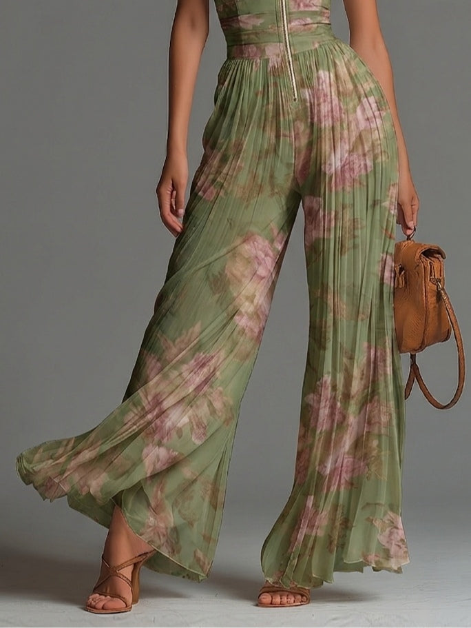 Solene | Floral Wide-Leg Jumpsuit