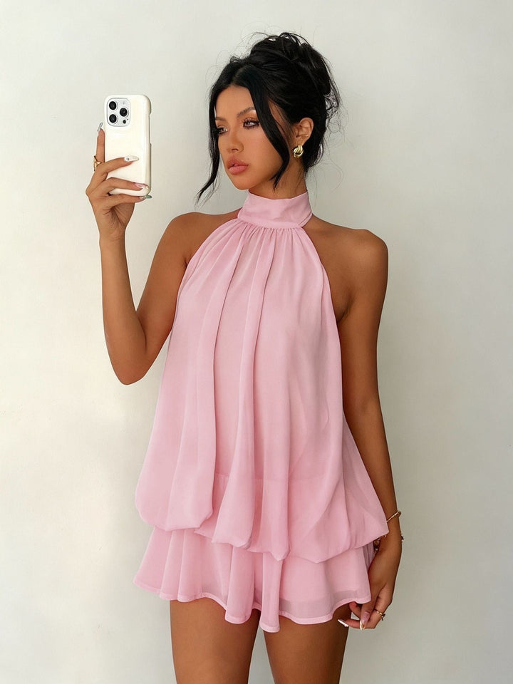 Nell | Flowing Layered Mini Dress