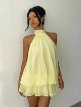 Nell | Flowing Layered Mini Dress