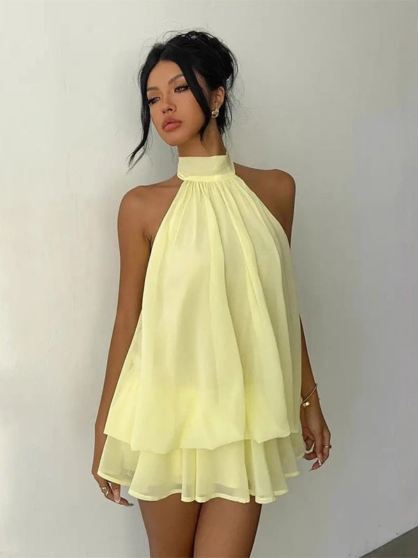 Nell | Flowing Layered Mini Dress