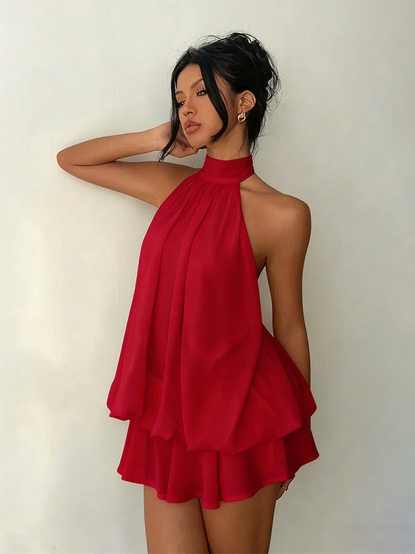 Nell | Flowing Layered Mini Dress