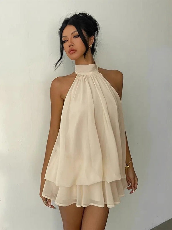 Nell | Flowing Layered Mini Dress