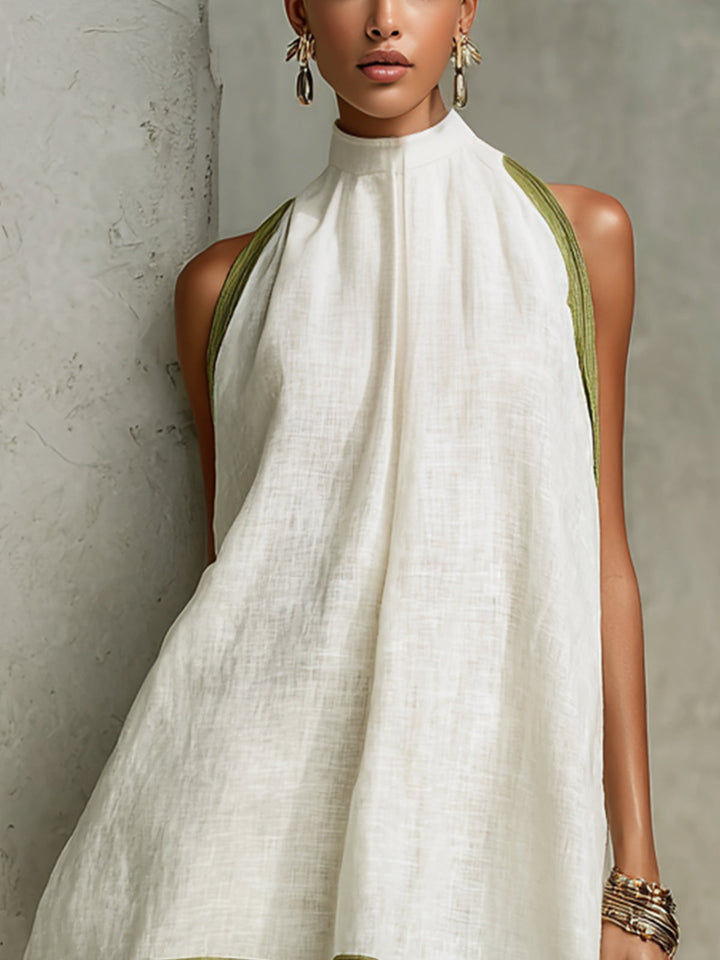 Wynne | Sleeveless Trapeze Mini Dress
