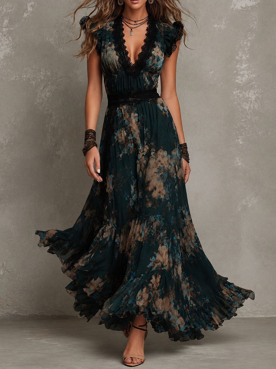 Adelaide | Enchanted Floral Maxi Dress