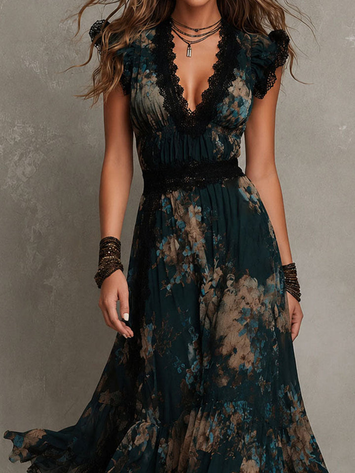 Adelaide | Enchanted Floral Maxi Dress