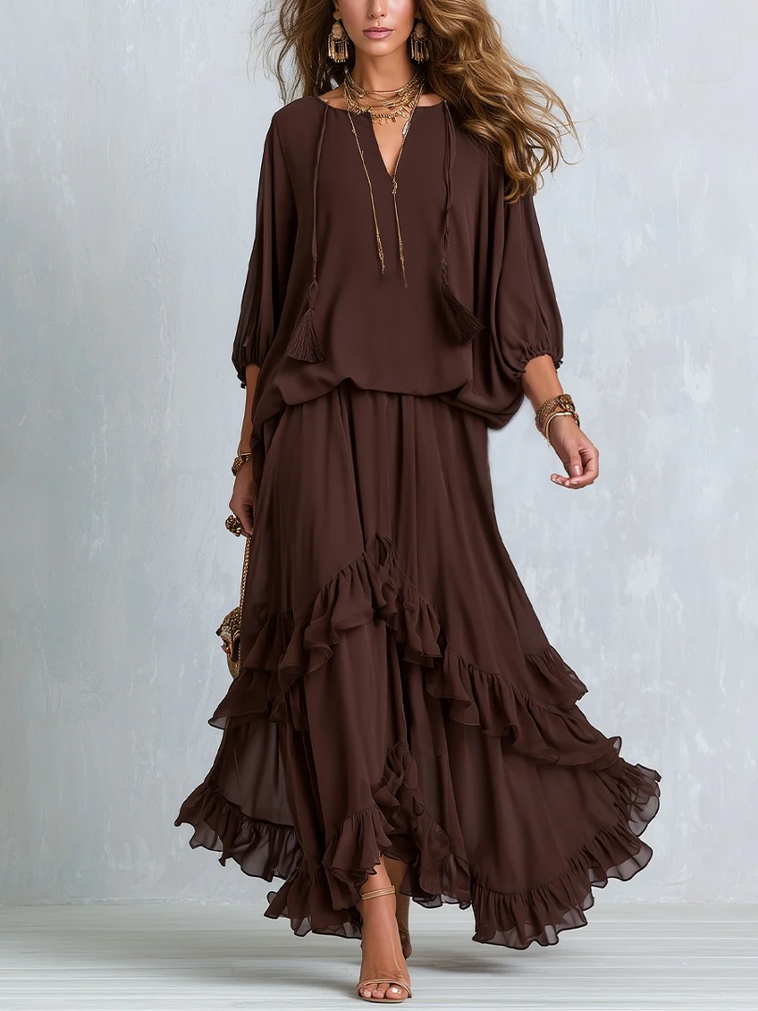 Rowan | Flowing Boho Two-Piece Set