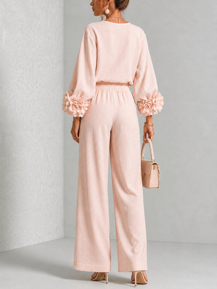 Amelia | Floral Cuff Two-Piece Set