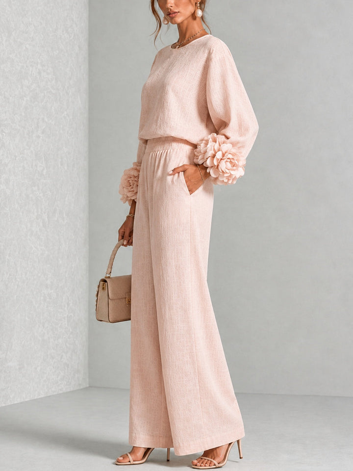 Amelia | Floral Cuff Two-Piece Set