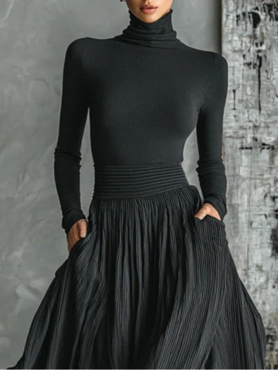 Miranda | Elegant Pleated Two-Piece Set