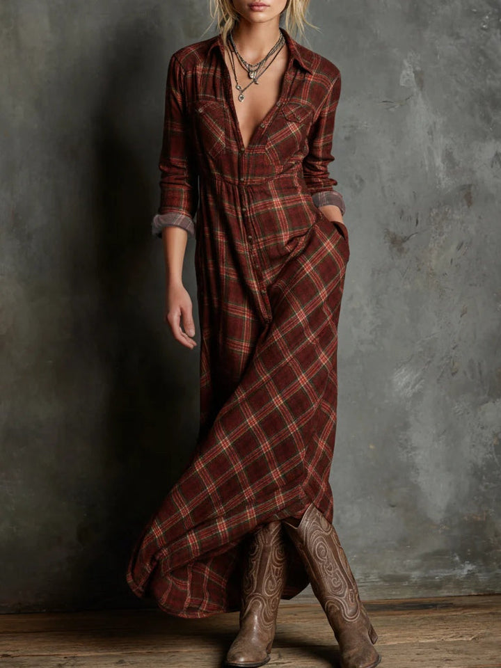 Maren | Long Buttoned Shirt Dress