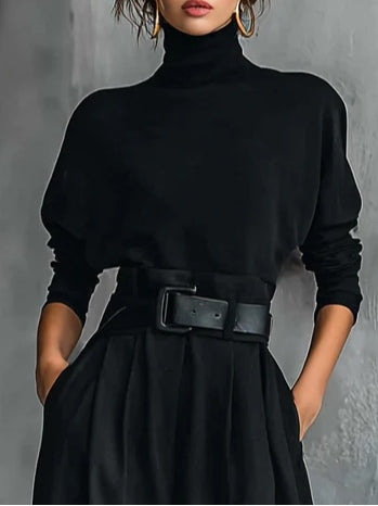 Susanna | Elegant Belted Two-Piece Set