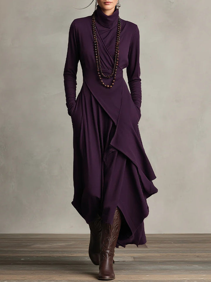 Verona | Draped Wrap Maxi Dress