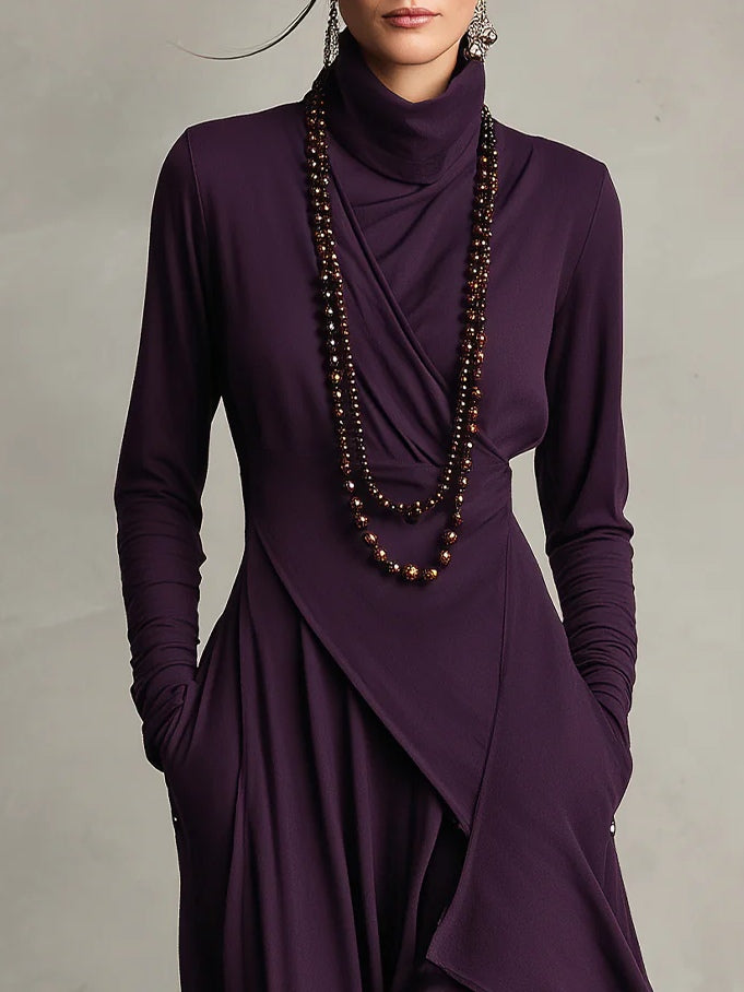 Verona | Draped Wrap Maxi Dress