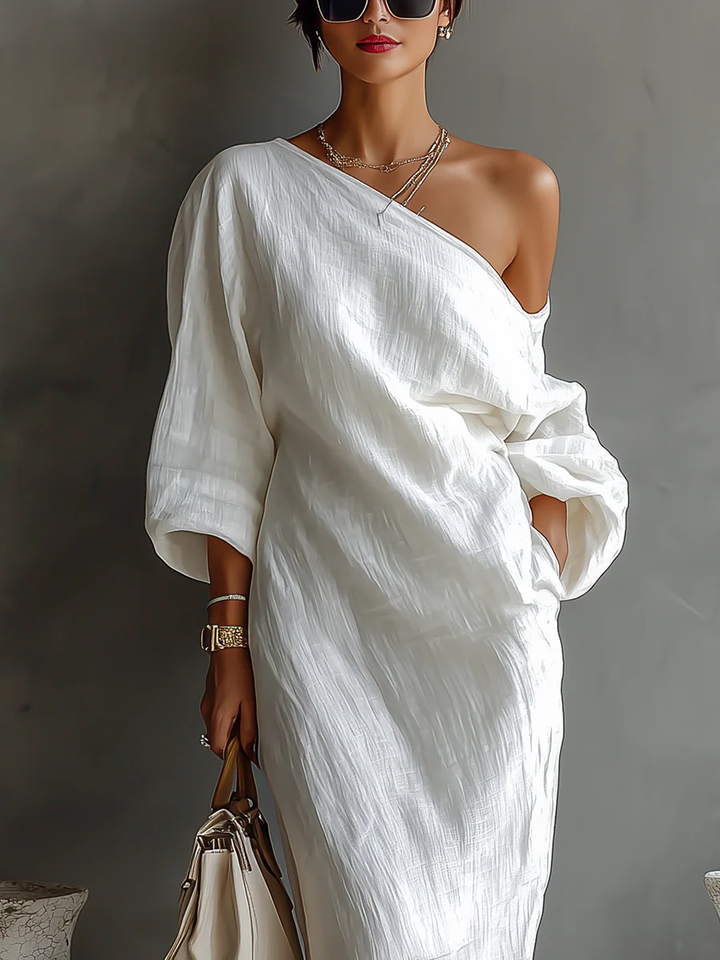 Antoinette | Elegant Asymmetrical Maxi Dress