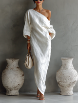Antoinette | Elegant Asymmetrical Maxi Dress