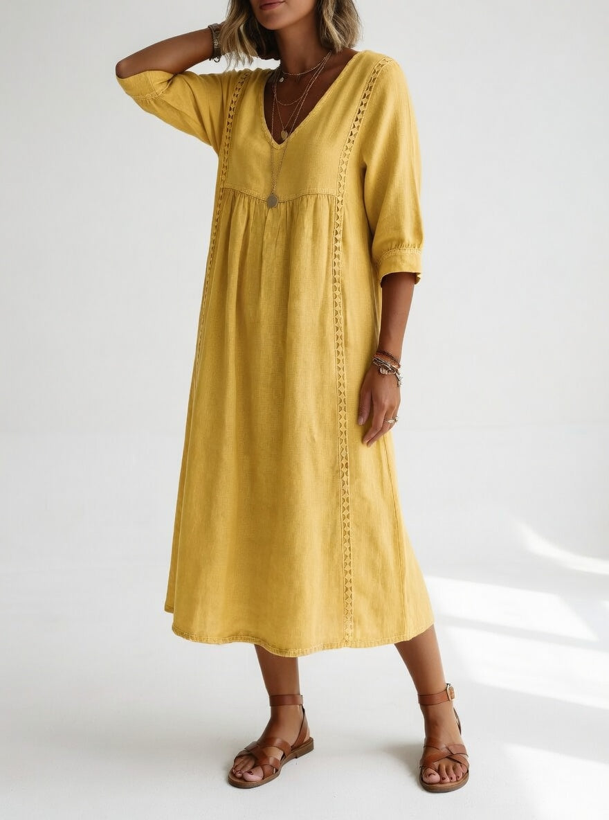 Susanne | Relaxed Flowing Midi Dress