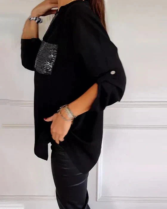 Blanche | Relaxed Button-Front Blouse