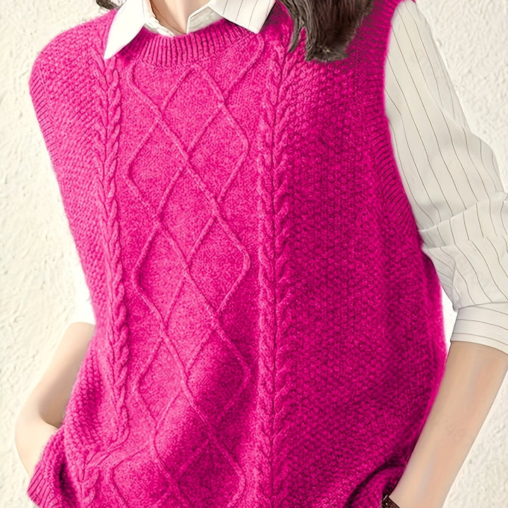 Evelina | Cable-Knit Vest