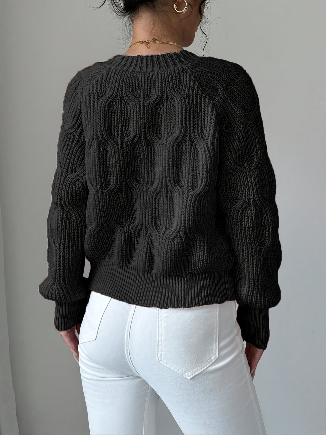 Rosanna | Bow-Detail Long Sleeve Cardigan