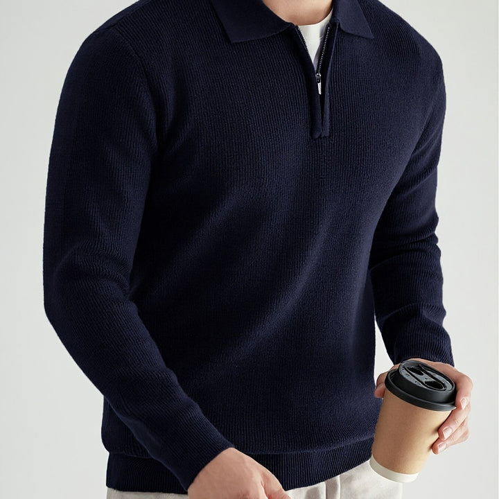 Desmond | Refined Zip-Collar Sweater