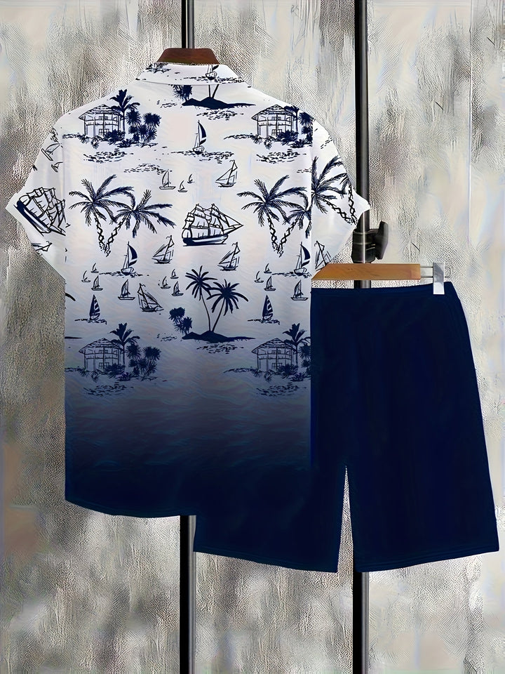 Carter | Coastal Print Two-Piece Set