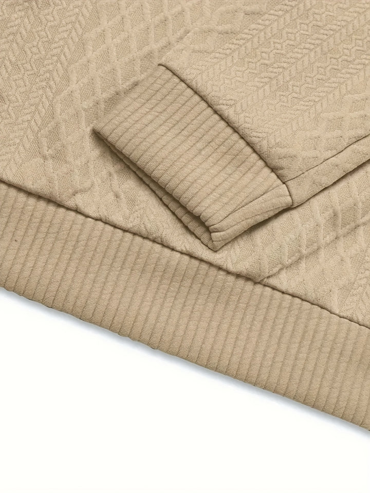 Lorenzo | Textured Stand-Collar Pullover