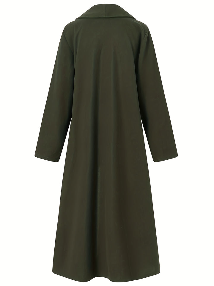 Clarissa | Longline Draped Coat