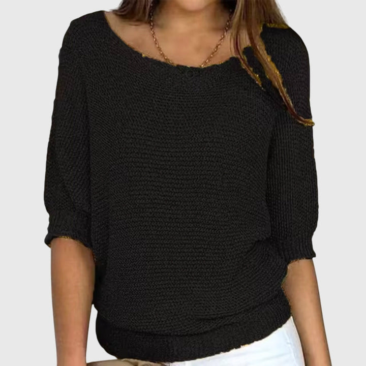 Grace | Relaxed Boat-Neck Sweater