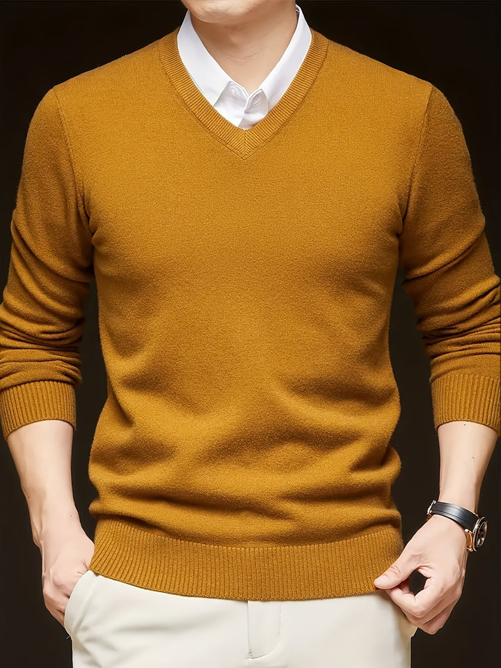 Lincoln | Refined V-Neck Jumper
