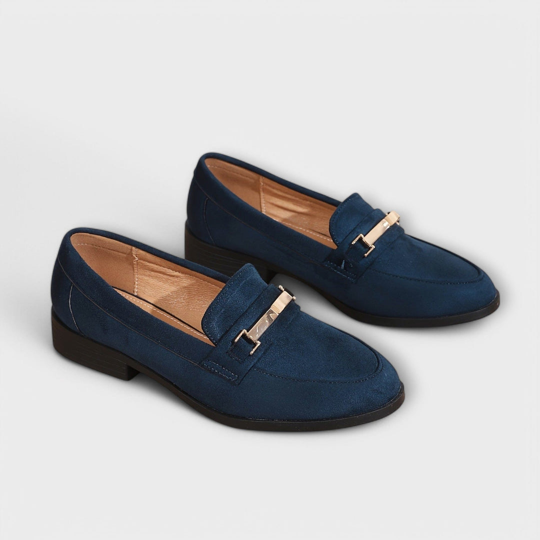 Clementine | Chain-Trim Loafers