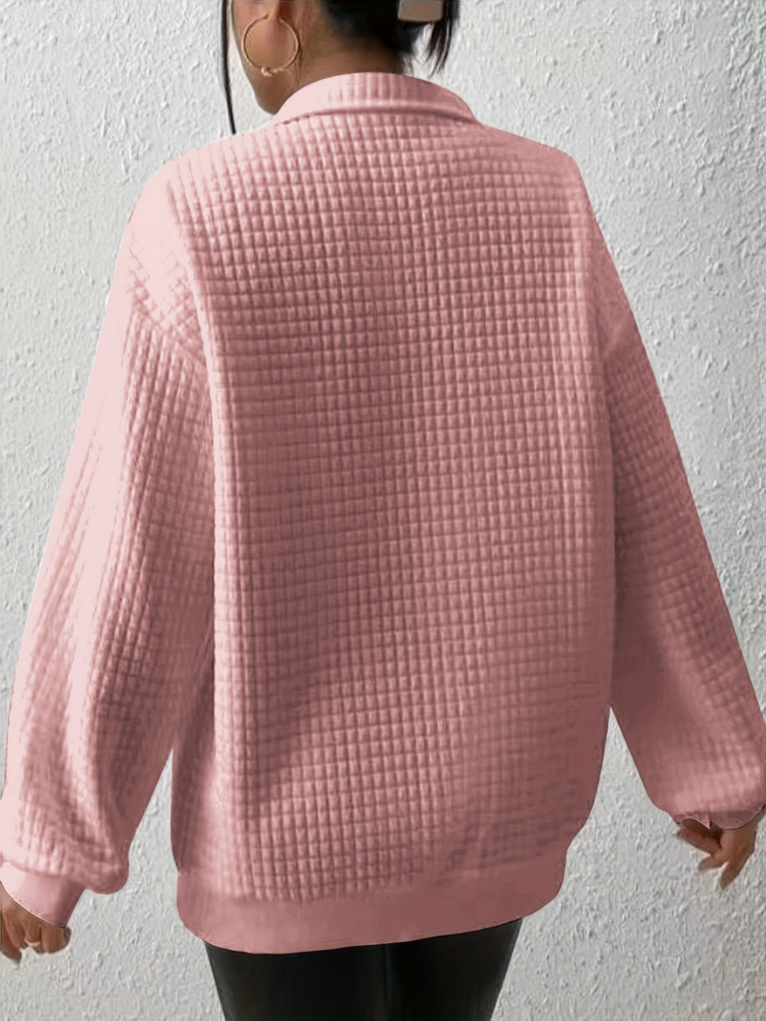Elspeth | Relaxed Quarter-Zip Sweater