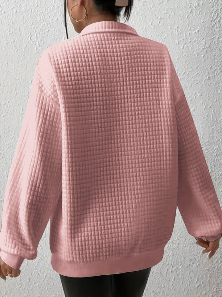 Elspeth | Relaxed Quarter-Zip Sweater