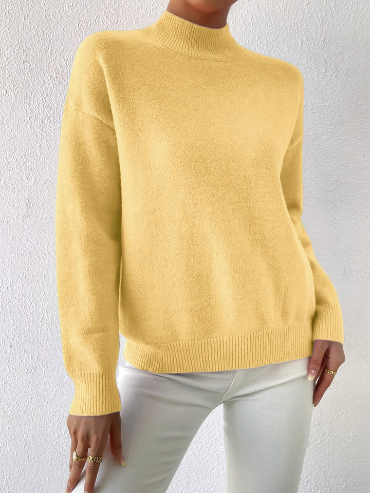 Sloane | Relaxed Mock Neck Jumper