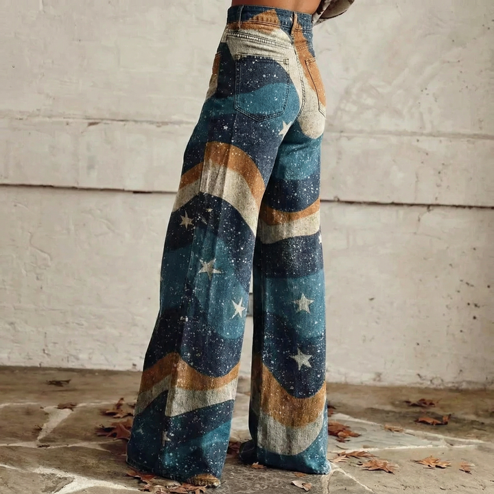 Rosalie | Boho Wide-Leg Trousers