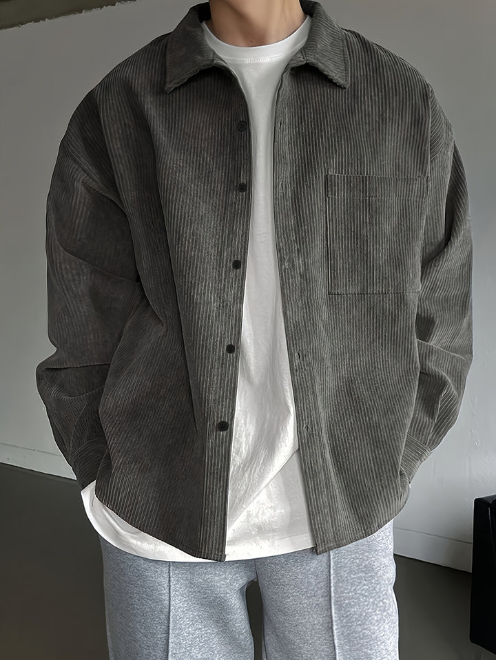 Sheldon | Relaxed Textured Button-Up Shirt