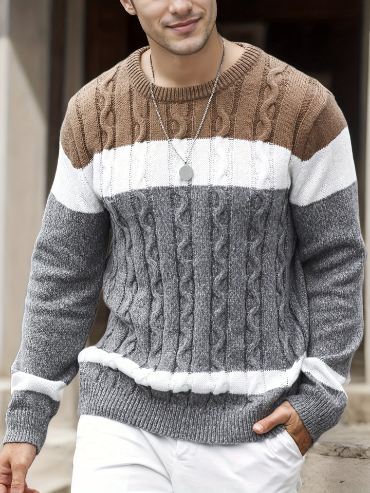 Malcolm | Classic Cable-Knit Jumper