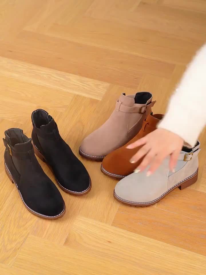 Marion | Refined Buckle Ankle Boots