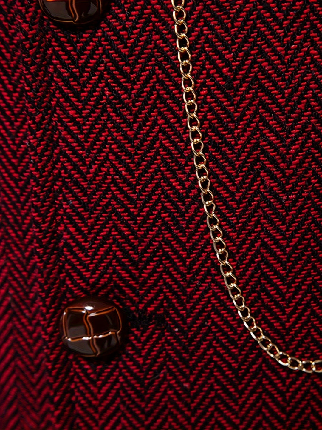 Alistair | Herringbone Notched-Lapel Waistcoat