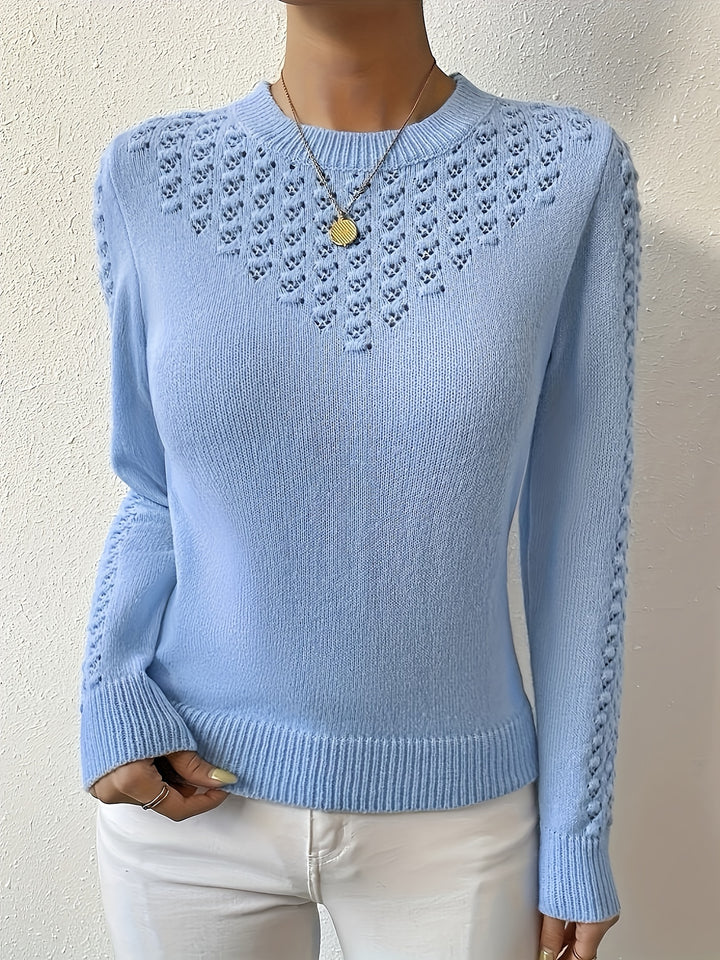 Rosemary | Delicate Pointelle-Knit Jumper