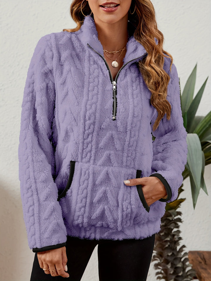 Juniper | Textured Half-Zip Pullover
