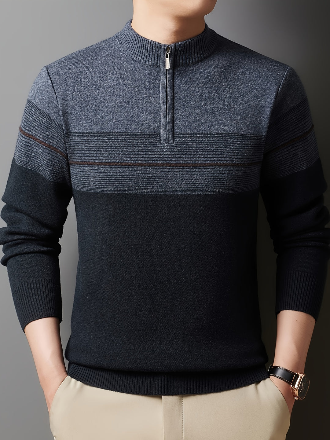 Redmond | Half-Zip Mock Neck Jumper