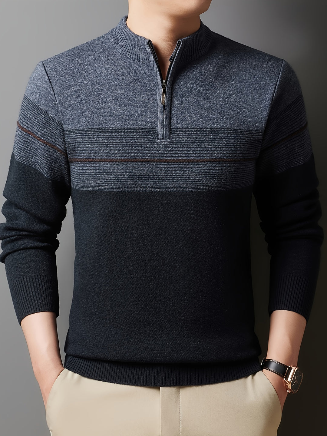 Redmond | Half-Zip Mock Neck Jumper