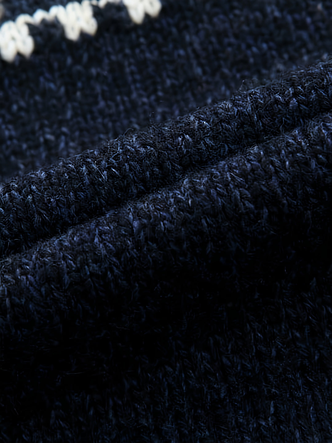 Reuben | Nordic-Pattern Zip Cardigan