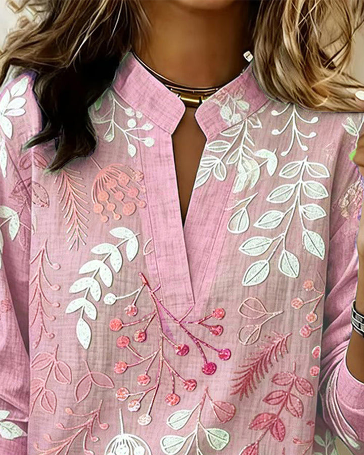 Gemma | Botanical Print Blouse
