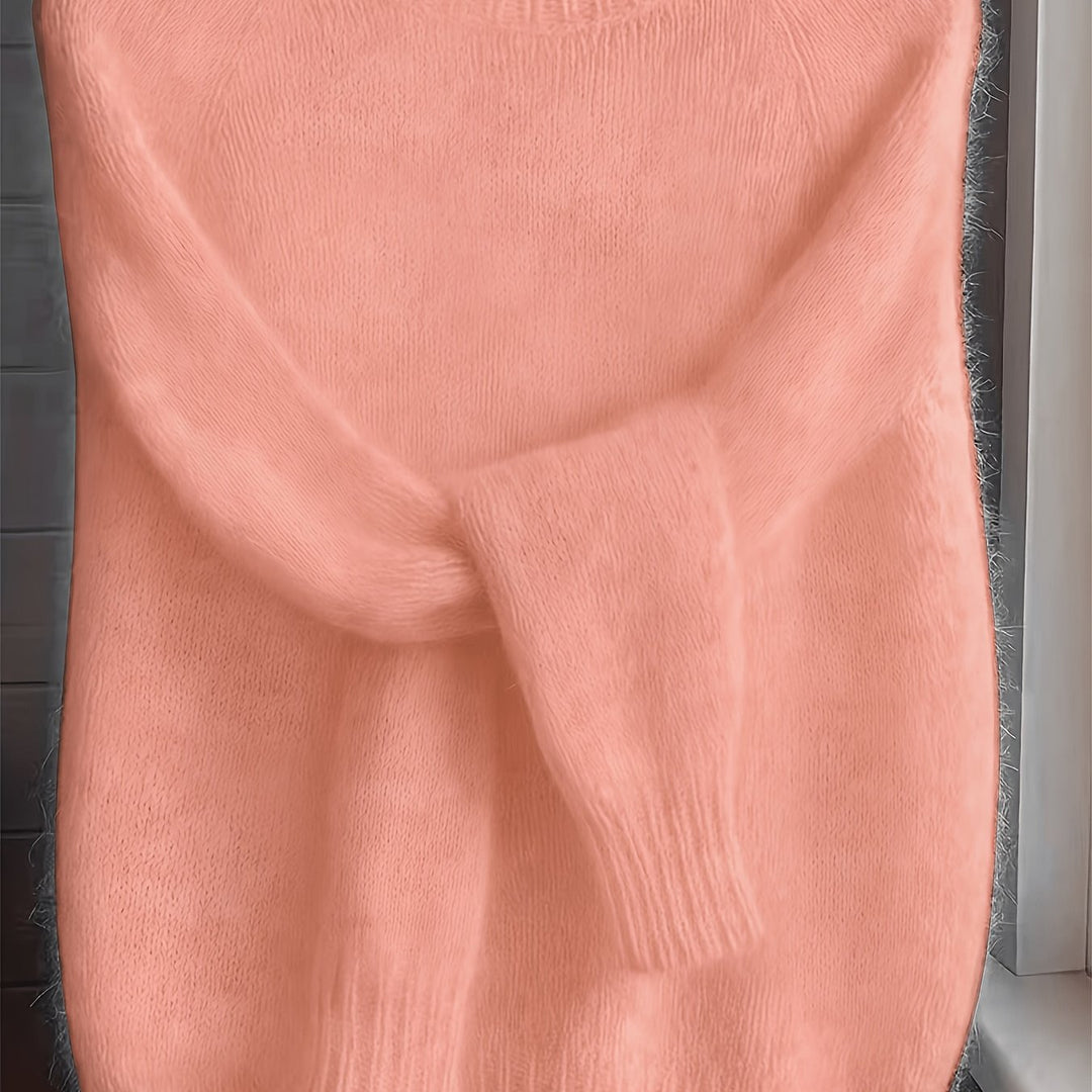 Camilla | Softly Textured Round-Neck Jumper