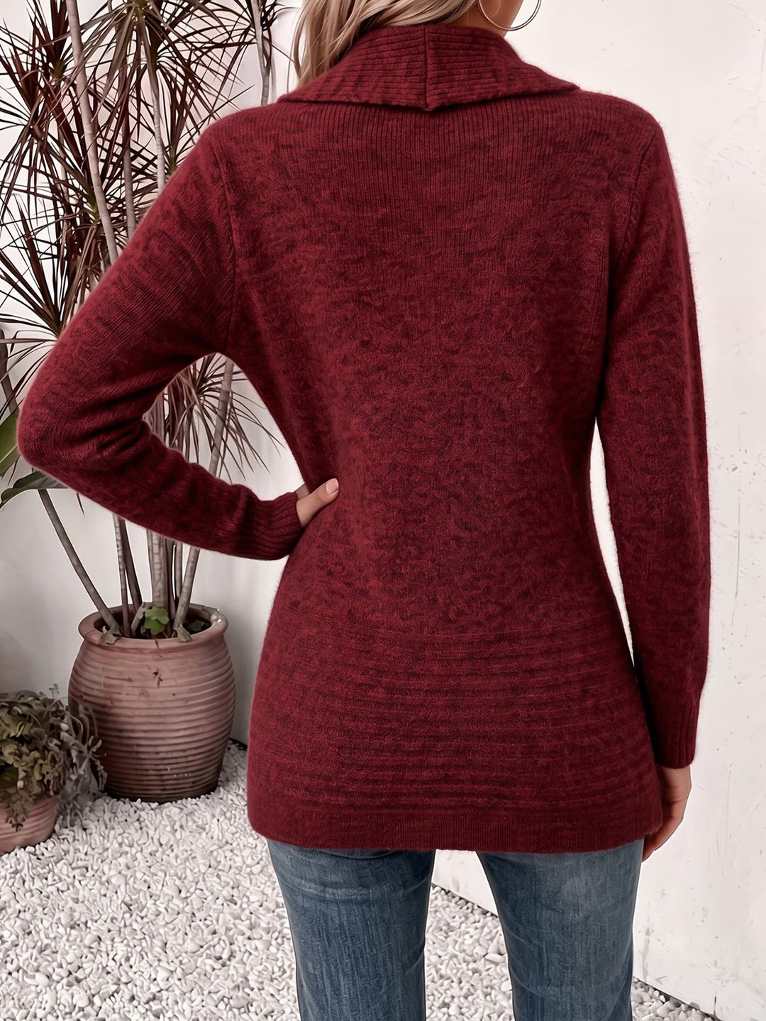 Helen | Ribbed Longline Cardigan
