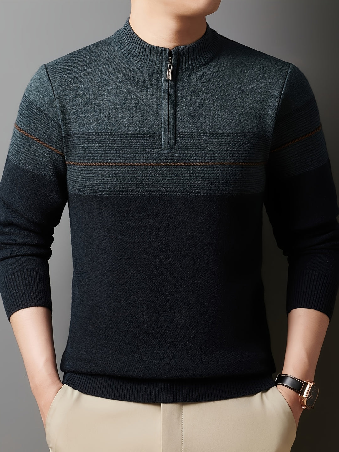 Redmond | Half-Zip Mock Neck Jumper
