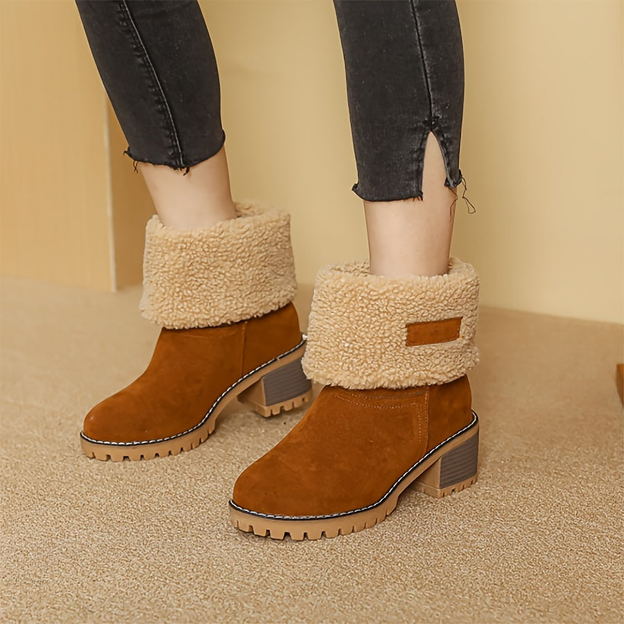 Rita | Cosy Cuffed Ankle Boots